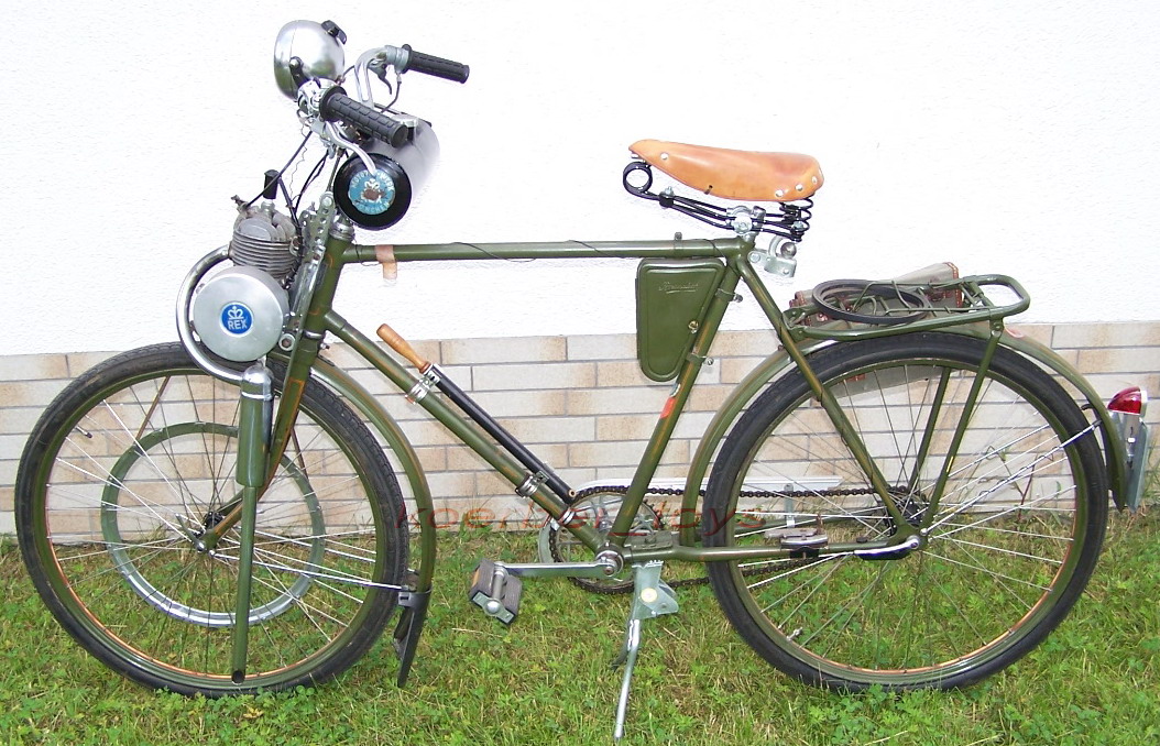 Triumph/Rex Fahrrad mit Hilfsmotor, Militärausführung, eBay